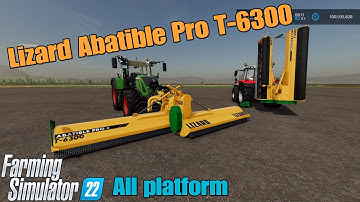 LIZARD ABATIBLE PRO + T-6300/ mod for all platforms on FS22