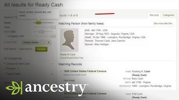 How Sliders Can Help Your Searching | 5-Minute Find | Ancestry