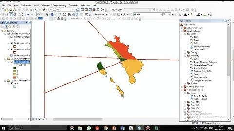 TUTORIAL MEMBUAT PETA CURAH HUJAN MENGGUNAKAN POLIGON THIESSEN PADA ARCGIS 10.8
