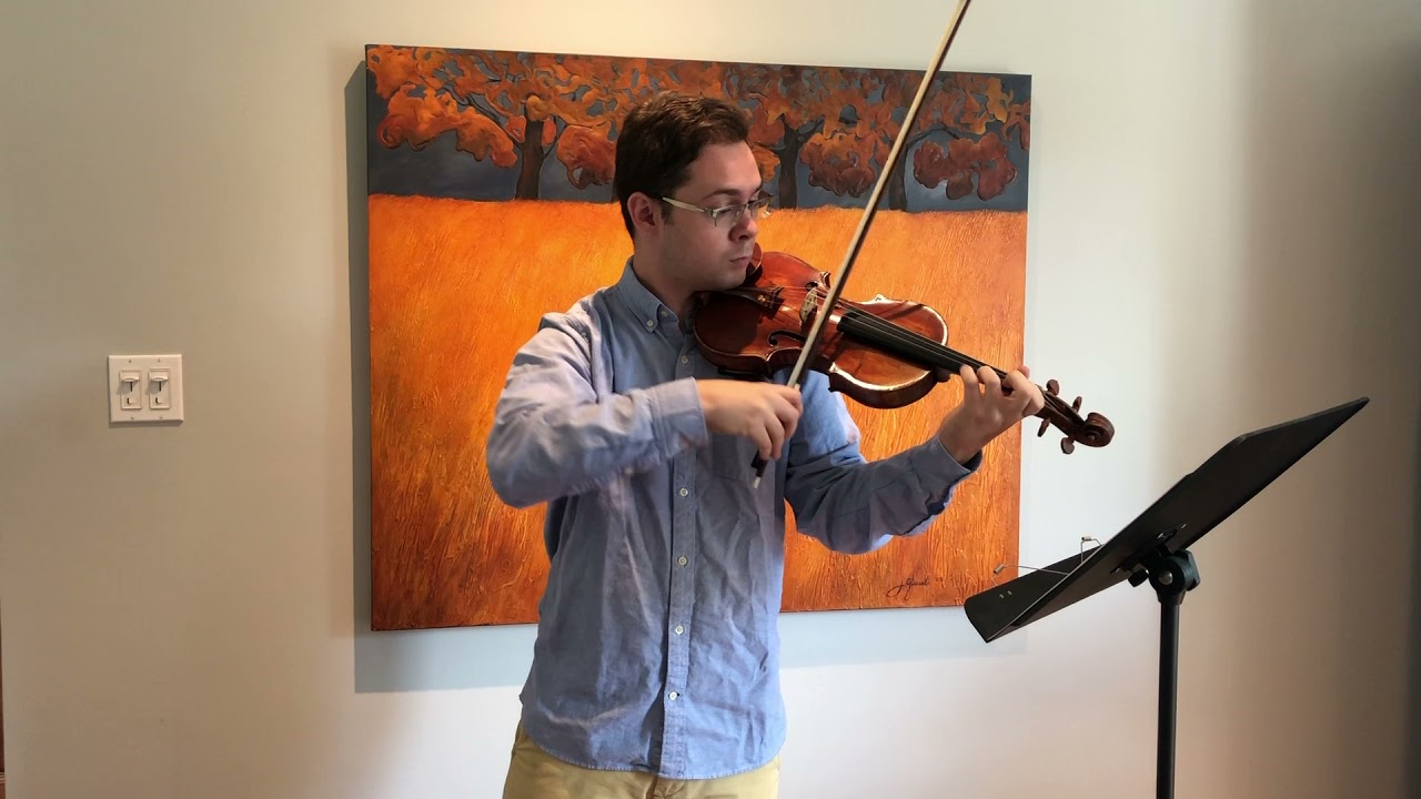 La Volta for Solo Violin from Dance Vignettes Collection by Composer Susan Griesdale.