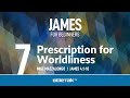 Prescription for Worldliness