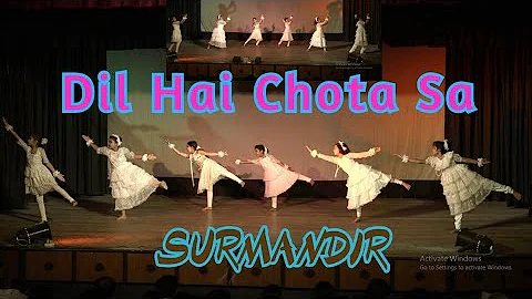 Dil Hai Chota Sa|| Dance Cover ||Choreographed By Rupa Singha Roy ||Surmandir ||