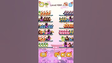 Bird Sort Color Level 4361 #games #gaming #gameplay