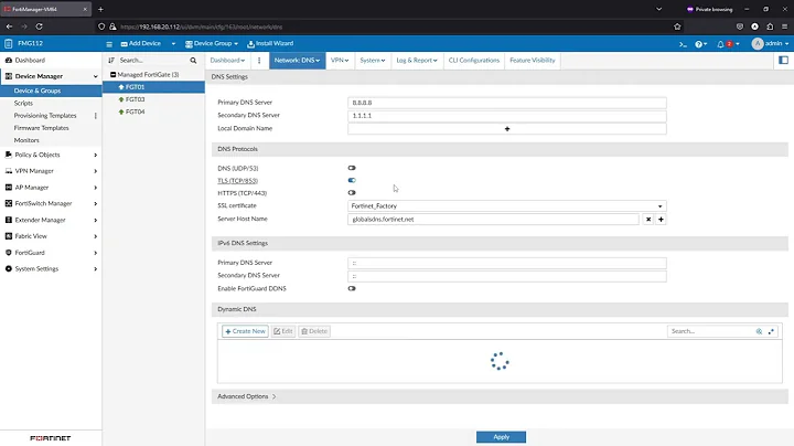 Provisioing Templates in FortiManager and MetaData variables