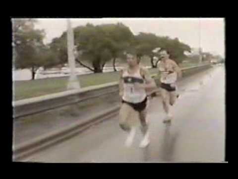 Closing stages of the 1984 Chicago Marathon