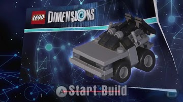 Lego Dimensions Back to the future Level Pack - DeLorean Build Instructions