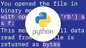 PYTHON : TypeError: a bytes-like object is required, not 'str' - YouTube Python : Typeerror: A Bytes-Like Object Is Required, Not 'Str' - Youtube