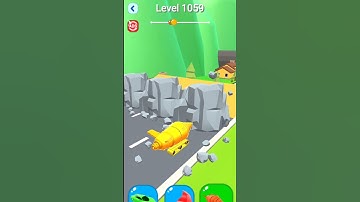 Level 1059. Shape shifting game very cool and gnarly hyper casual game.#shapeshifting #shorts #games