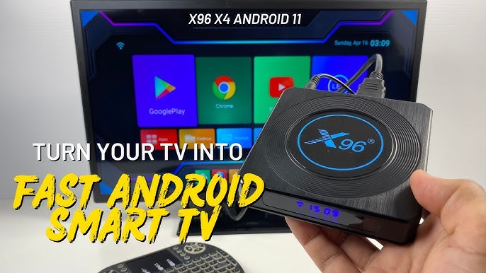 Super Fast - X96 X4 Amlogic S905X4 Android 11 AV1 Video TV Box 