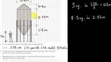 Q9 Estimation and Volume - Project Maths OL 2013 Sample Paper 2