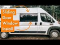 Slider Door Window Install | Van Windows Direct 2021 | Ram Promaster