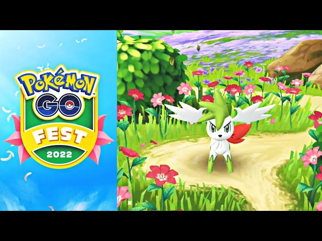 Detalhes do Pokémon Go Fest 2022 revelados para junho, Shaymin e