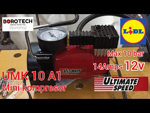 # 102 -ULTIMATE SPEED UMK 10 A1 mini car compressor from Lidl 