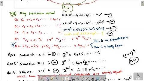 binomial series 1 JEE