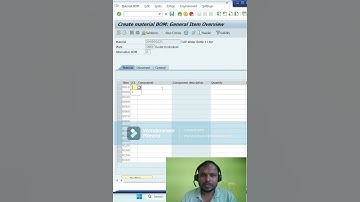 SAP BOM Creation Tutorial | How to Create Bill of Materials in SAP