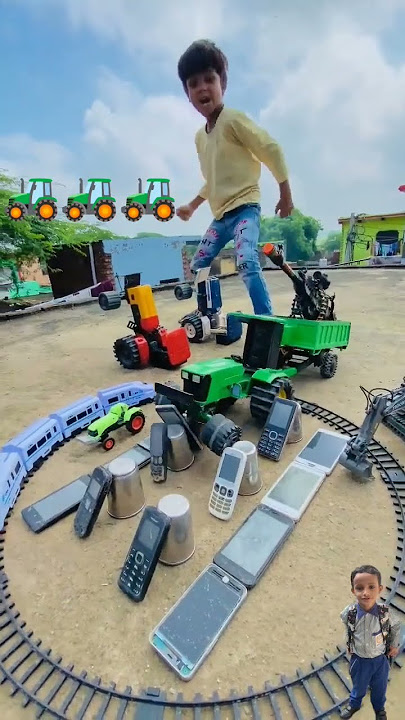 Tactor🚜 jcb#automobile #jcp #tractor #jcbp #youtubeshorts #funny #cartoon