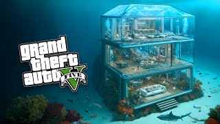 Gta 5 Gerçek Hayat - Deni̇z Altina Siğinak Yaptirdik Ultra Gizli Ev 