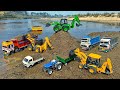 Cartoon Video | Full Loaded 3DX Tracks Accident Earth | 3DX JCB Tractor Accident | JCB Ki Khudai