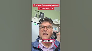 how you spend the next 90 seconds could make a change in the direction of your life