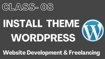 How to install new theme on Wordpress Website in Hindi / Urdu | Wordpress theme install lec-08