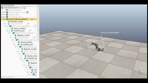 Snake robot - Sidewinding simulation in V-REP