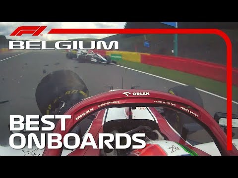 Russell And Giovinazzi's Lucky Escape And The Top 10 Onboards | 2020 Belgian Grand Prix | Emirates