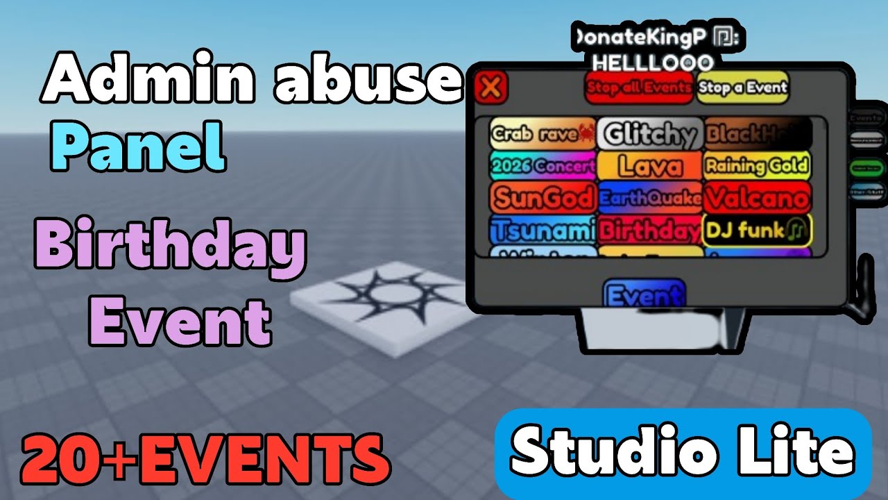 How to make Admin Abuse Panel Working! In Studio-Lite - Tutorial Guide ...