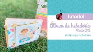 Heladería de cartón 2/2 🍦 Álbum scrapbook