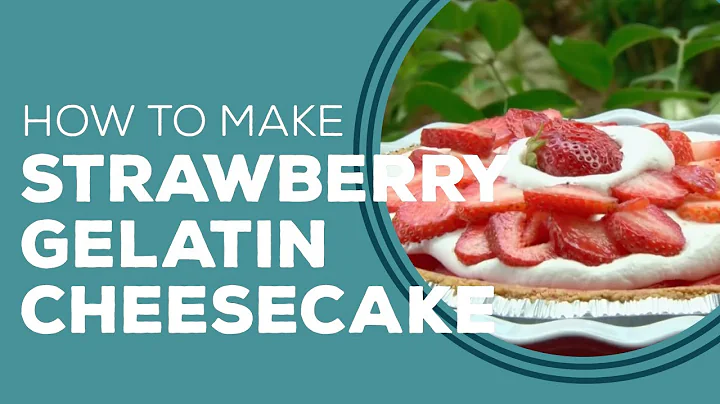 Carolyn's Strawberry Gelatin Cheesecake