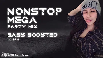 BEST Nonstop Mega Party Mix 🔊 DJ BilLRemixer (Bass Boosted Remix) Vol.11