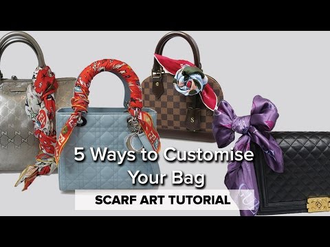 How to Tie a Scarf on a Purse: 7 Ways to Add Flair