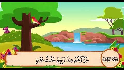 سورة البينه آية ٨