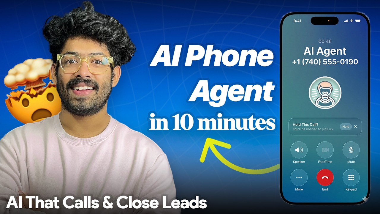 Create An AI Phone Agent That Calls & Closes Leads Like a Real Human!