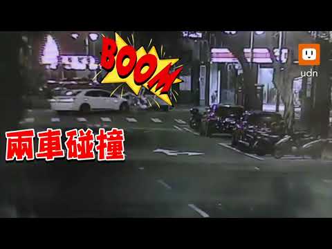疑吵架闖紅燈 車輛衝進超商 顧客挨撞受困骨折