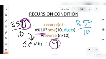 Reverse of a number using Recursion@Learn C