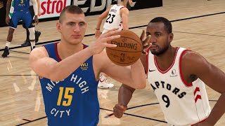 Raptors vs Nuggets Full Game | NBA Live 8\/14 - Toronto vs Denver Highlights | NBA Today (NBA 2K)