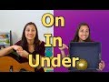 Spatial Concepts (Prepositions) Song - On, In, Under │ Songs for Speech Therapy and ELD