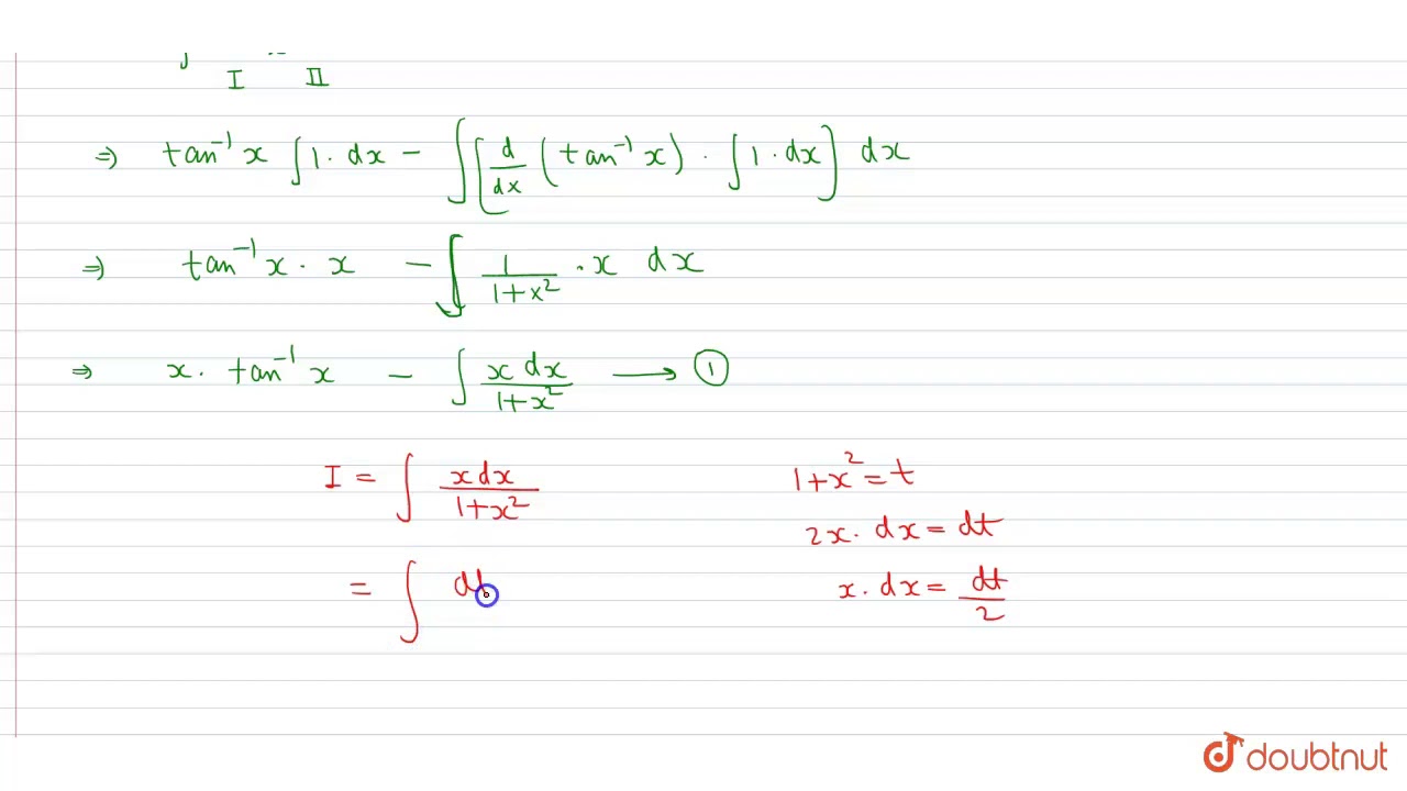 `int (tan^(1)x)dx` YouTube