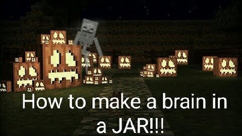 Minecraft | How to make a BRAIN IN A JAR