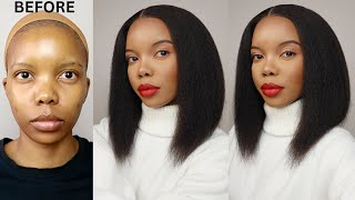 3 MINUTE WEAR AND GO WIG INSTALL FT BGMgirl Hair #bgmgirlhair @bgmgirlhair |NO GLUE/HOLDING SPRAY by Nthabiseng Petlane 7,422 views 10 months ago 4 minutes, 15 seconds