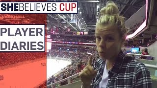 Rachel Daly behind the scenes at SheBelieves Cup | Player Diaries