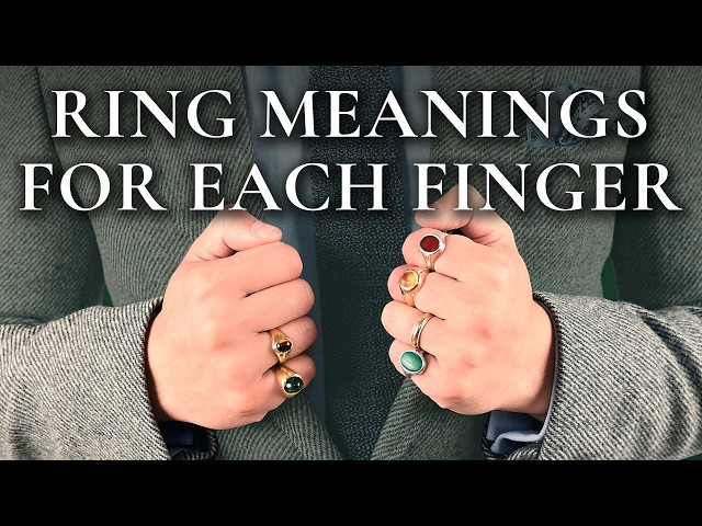 Rings & Their Meaning, Symbolism For Men - What Finger(s) To Wear A Ring On  - YouTube