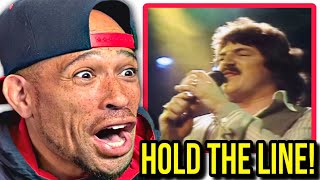 Rapper FIRST time REACTION to Toto - Hold The Line (Official Video)!!