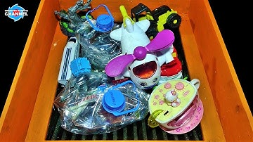 Shredder Machine! Shredding Stuff - Relaxing Video - Oddly Satisfying - Hard and Soft Things