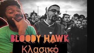 AMERICAN REACTS TO Bloody Hawk ft. Trouf - Κλασικό (Official Video)(REACTION VIDEO)