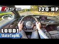 720HP Audi RS6 Avant C7 Elmerhaus INSANELY LOUD! POV Test Drive by AutoTopNL