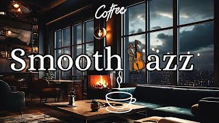 Relaxing Jazz Music in Cozy Coffee Shop, Soft and Soothing Jazz Music ☕Ambience for Relax and Study