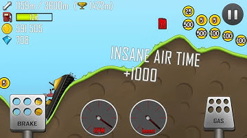 Hill Climb Racing - Hovercraft - Countryside (1872m)