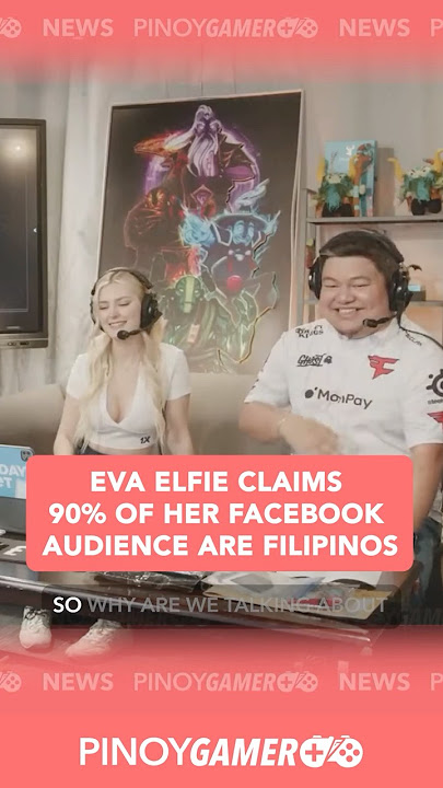 Eva Elfie claims 90% of her Facebook Audience Are Filipinos #evaelfie  #pinoygamer #shorts #shortsph