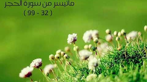 ماتيسر من سورة الحجر رعد الكردي